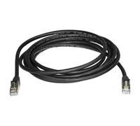 Startech 3m CAT6A Ethernet Cable, 10 Gigabit Shielded Snagless RJ45 100W PoE Patch Cord, CAT 6A 10GbE STP Network Cable w/Strain Relief, Black, UL Certified Wiring/TIA - Category 6A - 26AWG (6ASPAT3MB