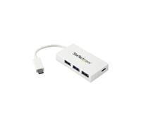StarTech 4-Port Usb-C Hub - Pour 1x Et 3x Usb-A USB 3.0 Blanc HB30C3A1CFBW