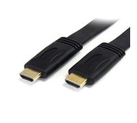 StarTech.com Câble plat HDMI haute vitesse Ultra HD 4K avec Ethernet de 5m - HDMI vers HDMI - M/M