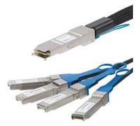 startech 5m qsfp+ breakout cable - cisco compatible - qsfp+ to 4 sfp+ noir