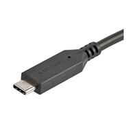 StarTech 6ft / 2m USB-C to Mini DisplayPort Cable - 4K 60Hz - Black - USB 3.1 Type C to mDP Adapter (CDP2MDPMM6B) - Câble adaptateur - USB-C (M) pour Mini DisplayPort (M) - USB 3.1 / Thunderbolt 3 / D