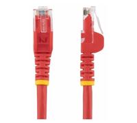 Startech 7m CAT6 Ethernet Cable, 10 Gigabit Snagless RJ45 650MHz 100W PoE Patch Cord, CAT 6 10GbE UTP Network Cable w/Strain Relief, Red, Wiring is UL Certified/TIA - Category 6 - 24AWG (N6PATC7MRD) -