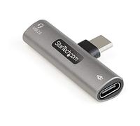 StarTech Adaptateur USB-C audio et chargeur CDP2CAPDM – Convertisseur casque/écouteurs 60W PD