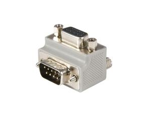StarTech Adaptateur DB9 vers DB9 angle droit type 2 - M/F (GC99MFRA2) | Convertisseur série, Angle droit, dock