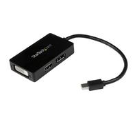 StarTech Adaptateur Mini DisplayPort MDP2DPDVHD – 3-en-1 DVI/DisplayPort/HDMI – Noir