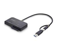 StarTech Adaptateur USB-C/USB-A vers M.2 NVMe & SATA 2,5"/3,5" 10 Gbps Sans outil B+M/M-Key