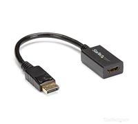 StarTech.com Adaptateur DisplayPort vers HDMI - Convertisseur Vidéo DP 1.2 vers HDMI 1080p - Câble DP vers HDMI pour Moniteur/Écran - Câble Passif DP à HDMI - Connecteur DP à Verrouillage