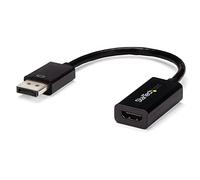 StarTech Adaptateur DisplayPort vers HDMI Actif, 4K 30Hz (DP2HD4KS) | Audio 7.1, Convertisseur vidéo, Ultra HD, DP 1.2 vers HDMI 1.4, Pour moniteur, TV ou écran