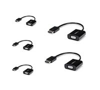 StarTech.com Adaptateur DisplayPort vers VGA DP2VGA3X5 – Actif DisplayPort 1.2 HBR2 – Pack de 5