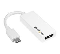 StarTech Adaptateur Dongle USB-C vers HDMI, 4K 60Hz, Portable, Blanc
