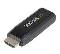 StarTech Adaptateur HDMI vers VGA Compact, Audio, 1920x1200 (HD2VGAMICRA) | Convertisseur HDMI vers HD15, M/F, 1080p, Plug-and-play, Sortie audio 3, 5mm, Portable