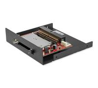 StarTech Adaptateur IDE vers CompactFlash SSD pour Baie 3.5" (35BAYCF2IDE) | Lecteur de carte, CF vers IDE, Bouton d'éjection, Maître/esclave, 40 et 44 broches