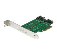 StarTech Adaptateur SSD M.2 NGFF PEXM2SAT32N1 – 1x M.2 PCIe (NVMe), 2x M.2 SATA III, PCIe 3.0
