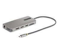 STARTECH Adaptateur Multiport USB-C Triple Écran HDMI/DP Lecteur Cartes