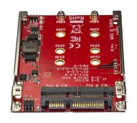 Startech Adaptateur pour deux disques SSD M.2 vers SATA - Convertisseur disque NGFF vers SATA dans baie de 2,5" - RAID - Contrôleur de stockage (RAID) - M.2 - M.2 Card - RAID 0, 1, JBOD, BIG - SATA 6G