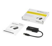 Startech Adaptateur réseau USB 3.0 vers Gigabit Ethernet avec port USB intégré - Carte réseau GbE USB vers RJ45 - Noir - Adaptateur réseau - USB 3.0 - Gigabit Ethernet - noir - pour P/N: TB33A1C G