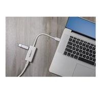 Startech Adaptateur réseau USB 3.0 vers Gigabit Ethernet - Convertisseur USB vers RJ45 avec 1 port USB intégré - M/F - Blanc - Adaptateur réseau - USB 3.0 - Gigabit Ethernet - blanc G