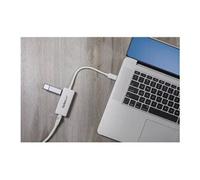 Startech Adaptateur réseau USB 3.0 vers Gigabit Ethernet - Convertisseur USB vers RJ45 avec 1 port USB intégré - M/F - Blanc - Adaptateur réseau -