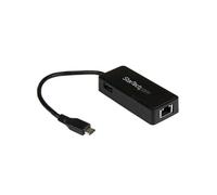 Startech Adaptateur réseau USB-C vers RJ45 Gigabit Ethernet - USB 3.1 - Adaptateur réseau - USB-C - Gigabit Ethernet + USB 3.1 Gen 2 - noir