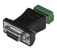 StarTech.com Adaptateur DB9 vers bornier – RS422/RS485 – Bloc 5 broches – DB9 (M) noir