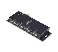 StarTech.com Serveur de Périphériques Série IP 4 Ports RS232 vers Ethernet RJ45, DB9, 921.6Kbps, Boîtier Métal, Montage Mural/Rail DIN, TAA