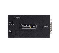 StarTech.com Adaptateur Série vers Ethernet à 1 Port, LAN vers RS232 DB9 - Serveur de périphérique - PoE - 100Mb LAN, RS-232 - montable mur/rail DIN - Conformité TAA