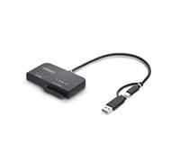 StarTech Adaptateur USB-C/USB-A vers M.2 NVMe & SATA 2,5"/3,5" 10 Gbps Sans outil B+M/M-Key