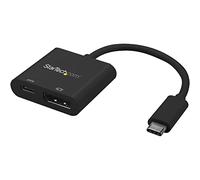 StarTech Adaptateur USB-C vers DisplayPort 1.2, 4K 60Hz, PD 60W Passthrough | HBR2, DP Alt Mode, Compatible Thunderbolt 3, Chargement de l'ordinateur, CDP2DPUCP