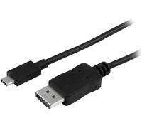 STARTECH - Adaptateur USB-C vers DisplayPort 1,8m Noir