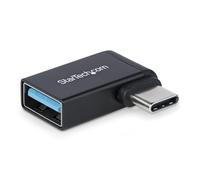 StarTech Adaptateur USB‑C vers USB‑A ST USB31CAADGCPR – coudé, M/F, 5Gbps, boîtier métallique