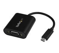 StarTech Adaptateur USB-C vers VGA, 1920x1200, Présentateur (CDP2VGASA) | Convertisseur USB-C vers HD15, Sortie vidéo HD pour moniteur ou projecteur, Compatible Mac et Windows
