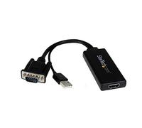 StarTech Adaptateur VGA vers HDMI VGA2HDU – audio, alimentation USB, portable 1080p
