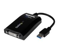 StarTech Adaptateur vidéo multi-écrans USB 3.0 vers DVI-I ou VGA - Carte graphique externe - Mâle / Femelle - 2048x1152 - Adaptateur USB/DVI - USB type A (M) pour DVI-I (F) - USB 3.0 - 15.2 cm - suppo