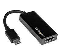 StarTech Adaptateur Vidéo USB 3.1 Type-C vers HDMI, 4K 30Hz, Moniteur, Noir | Convertisseur, Compatible Thunderbolt 3, Dongle de voyage, Écran