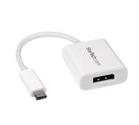 StarTech.com Adaptateur vidéo USB-C vers DisplayPort - M/F - 4K 60 Hz - Blanc