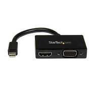 StarTech.com Adaptateur audio / vidéo de voyage - Convertisseur 2-en-1 Mini DisplayPort vers HDMI ou VGA