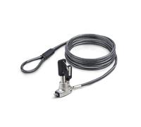 StarTech Antivol ordinateur portable compatible Slot Noble Wedge® Câble acier 1,5m serrure à clé