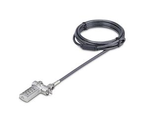 StarTech Antivol Universel pour PC Portable, 2m, Câble Sérialisé | Noble Wedge Nano K-Slot, Combinaison unique liée au numéro de série, Rotule 360 degrés