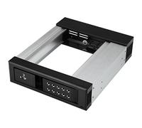 StarTech Rack disque dur 5,25″→3,5″ HSB1SATSASBA – Échange à chaud SATA/SAS – Aluminium