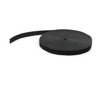 StarTech.com Attaches de câble à boucles auto-agrippantes en vrac - Rouleau de 15,2 m - Sangle pour câbles sur mesure - Noir (HKLP50) - rouleau d'attache de câble