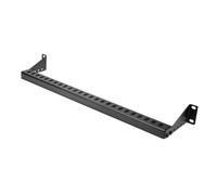 StarTech Barre de Fixation Câbles 1U Réglable (12S-Cable-Lacing-Bar) | Guide-câbles horizontal, Support pour racks 19", Panneaux de brassage, Switchs