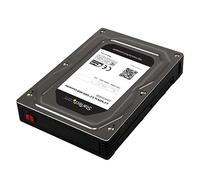StarTech Boîtier adaptateur DD/SSD SATA 2,5 vers 3,5", 12,5mm (25SAT35HDD) | Aluminium, Sans outil, SATA I II III, Compatible baie 3, 5 pouces standard, Haute capacité