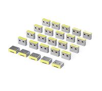 StarTech Bouchons de Remplacement pour Bloqueur de Port USB-A, Lot de 25 Inserts de Verrouillage Compatibles USB-A-Port-Blocker, Caches Antipoussière USB-A Réutilisables à Enclenchement