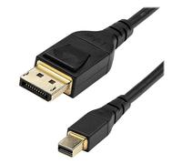 StarTech Câble 2m certifié VESA mDP vers DP 1.4 8K 60Hz HBR3 HDR 4K - Câble DisplayPort - Mini DisplayPort (M) verrouillé pour DisplayPort (M) verrouillé - DisplayPort 1.4 - 2 m - support 8K - noir