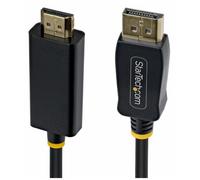 Startech - Câble adaptateur - DisplayPort mâle pour HDMI mâle - 2 m - noir - support pour 4K60Hz, Unidirectionnel, actif