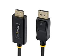 StarTech Câble Adaptateur DisplayPort vers HDMI de 3m, Connecteur HDMI à Verrouillage, 4K@60 / 1440p@120, HDR, Câble Unidirectionnel pour Ordinateur de Bureau, Lenovo, Dell, HP