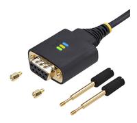 StarTech – Câble adaptateur USB vers série Null Modem FTDI RS232 2 m noir DB-9 (M)