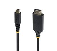 StarTech Câble Adaptateur USB C vers HDMI 3 m, Connecteur HDMI à Verrouillage, 4K 60Hz, Compatible Thunderbolt 4/5, HDR, Câble Unidirectionnel pour MacBook, Dell, HP, Lenovo