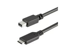 StarTech.com Câble adaptateur USB-C vers Mini DisplayPort 4K 60 Hz de 1 m en noir