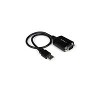 STARTECH Câble adaptateur USB vers série DB9 RS232 de 30 cm avec mémorisation du port de communication - M/M